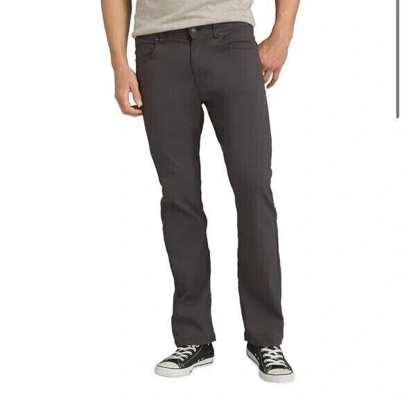 prAna M4BN30312 Men’s Sz 31x30 Charcoal Gray Everyday Essential Brion Pants $79 - Picture 7 of 7